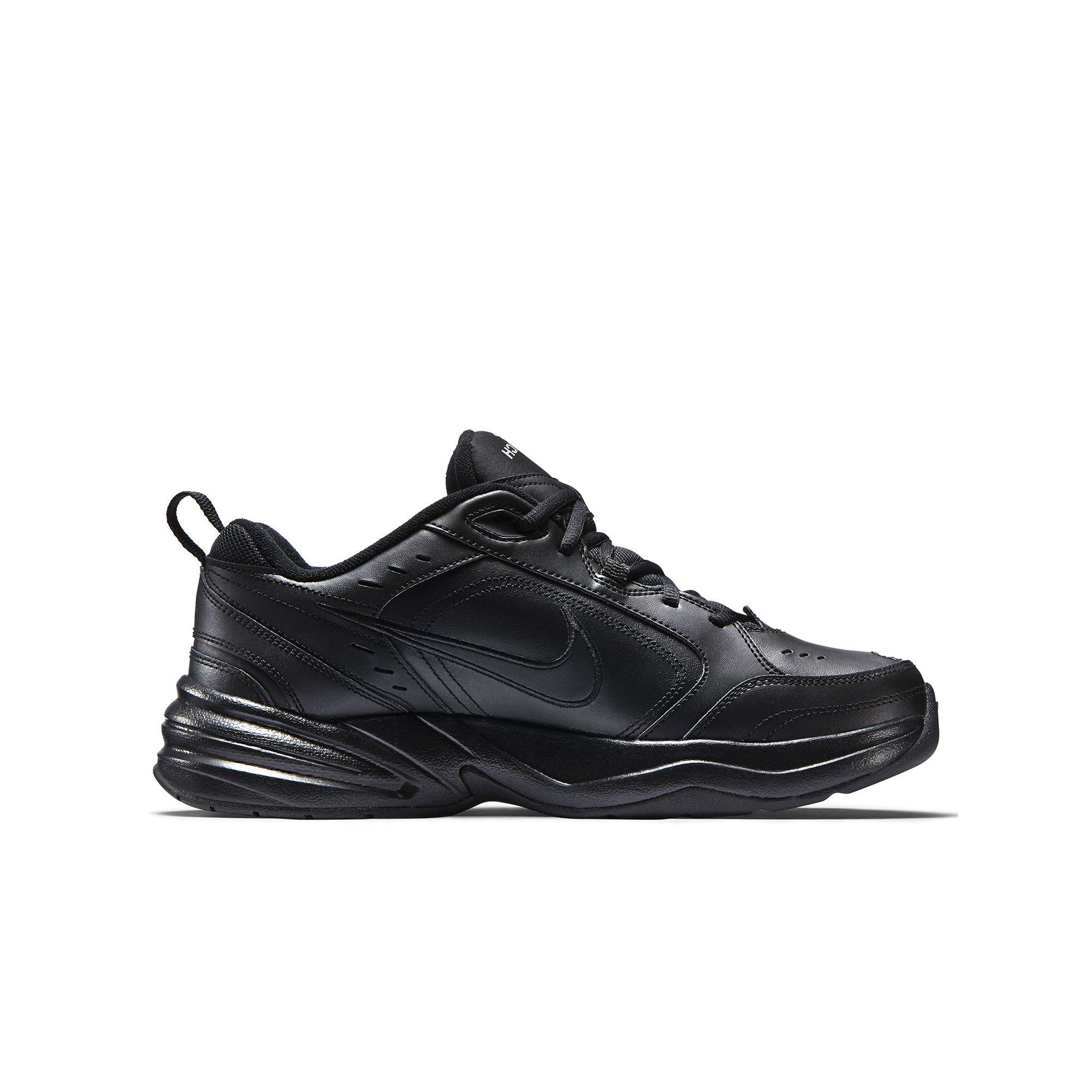Nike Air Monarch IV (4E) "Black" Grade School Boys' Training Shoe